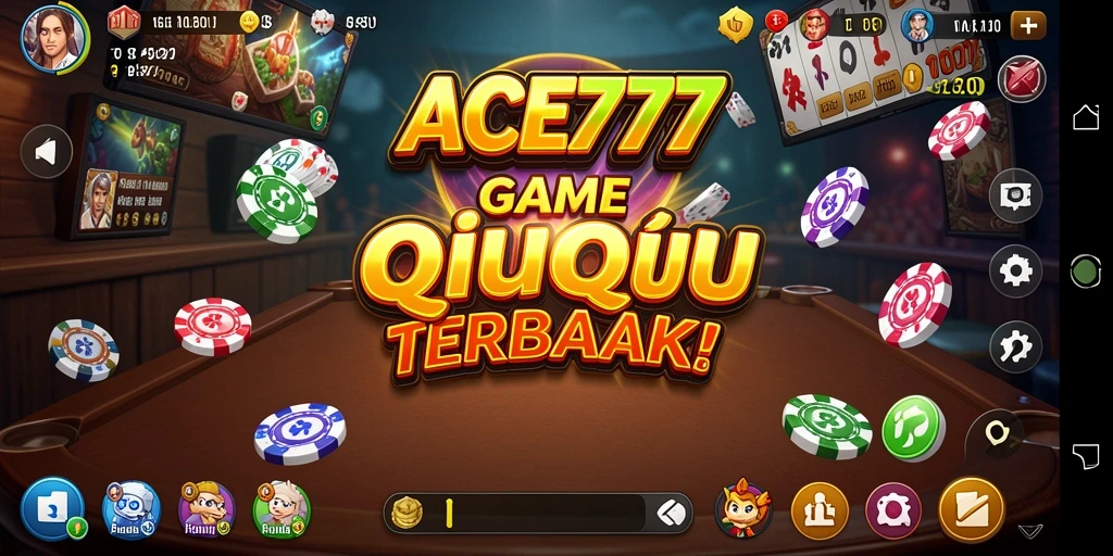 Tampilan gameplay QiuQiu yang seru dan interaktif.
