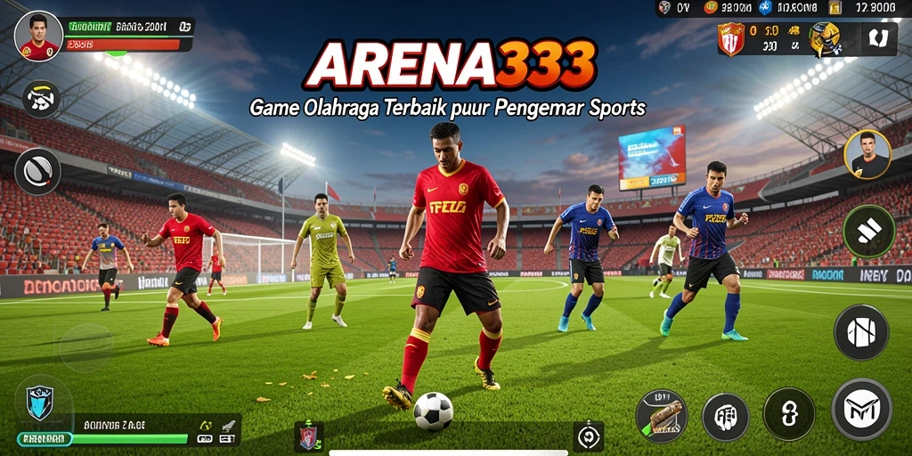 Tampilan menarik dari gameplay olahraga di ARENA333.