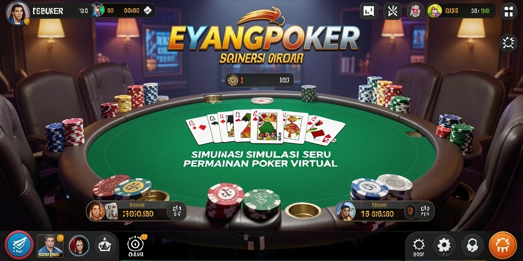Tampilan gameplay <strong>EYANGPOKER</strong> yang menampilkan suasana permainan kartu yang mendebarkan.