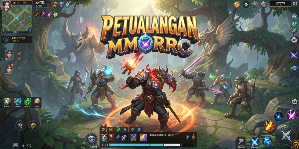 Tampilan menarik dari gameplay GT777 yang memukau dan mendebarkan.