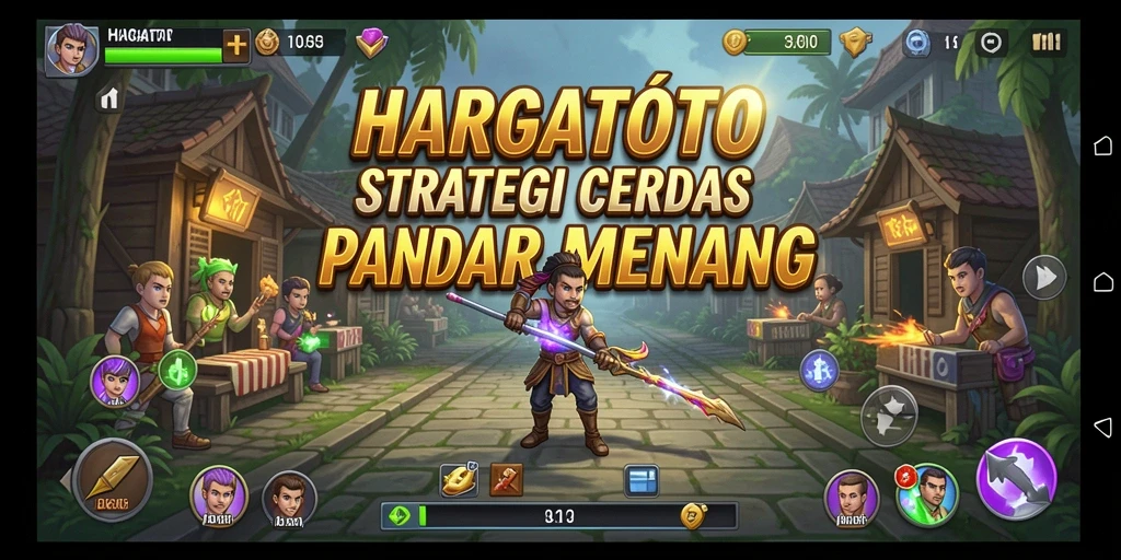 Tampilan gameplay HARGATOTO yang menegangkan dan strategis.