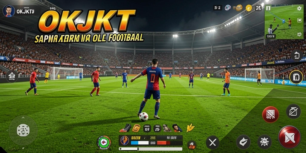 Gameplay seru dalam dunia sepak bola virtual OKJKT.