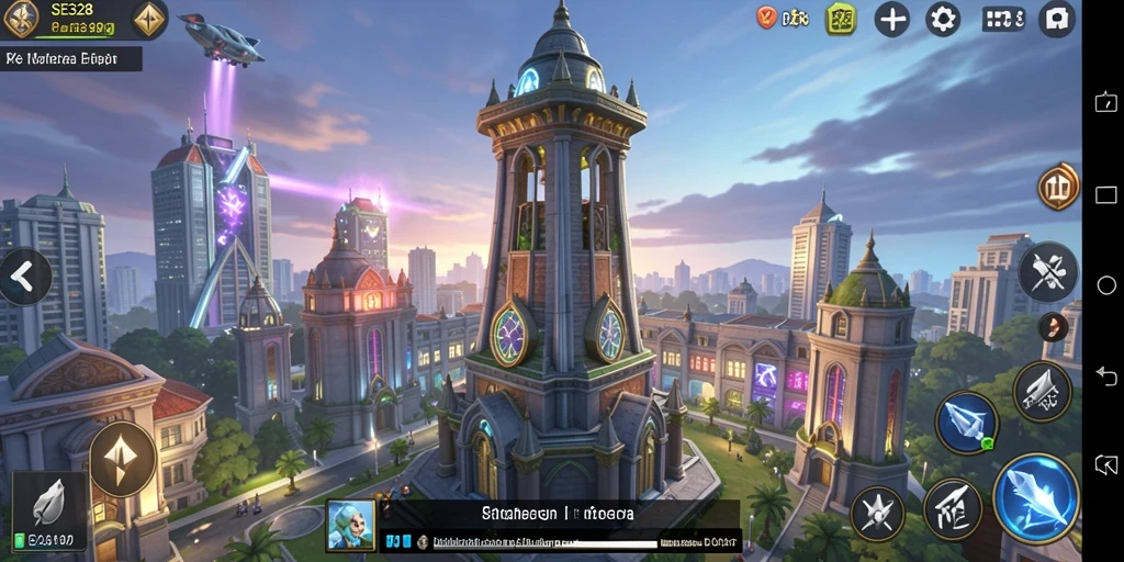 Tampilan gameplay SE328 menampilkan strategi Tower Defense yang menegangkan.